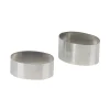 Cercle À Patisserie*MALLARD FERRIERE Nonnette Ovale Inox 8 cm H3 cm