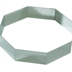 Cercle À Patisserie*MALLARD FERRIERE Octogone à Mousse Inox 20 cm x H 4,5 cm Mallard