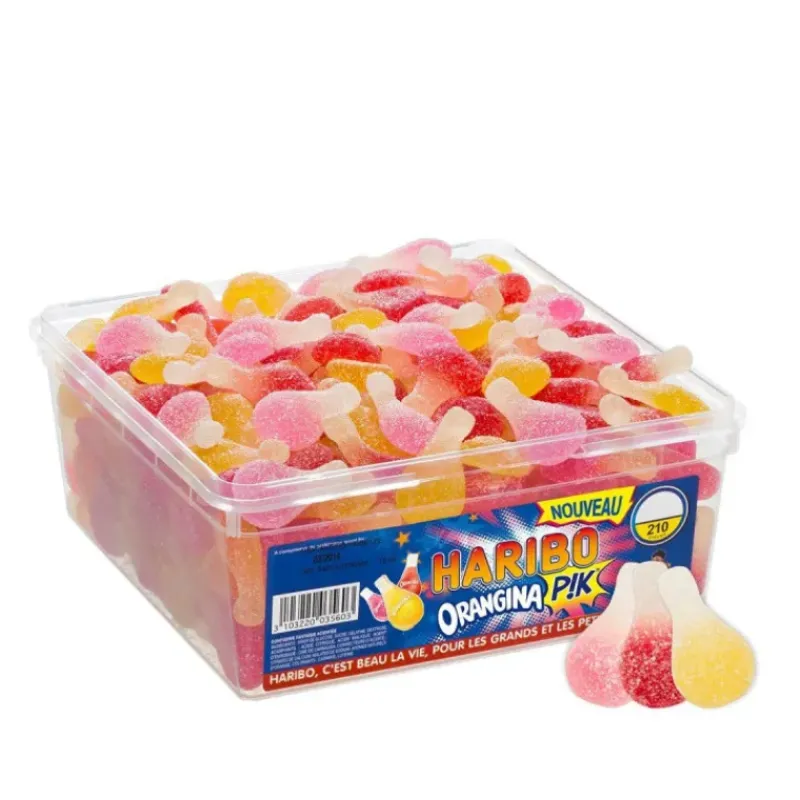 Confiserie*HARIBO Orangina Pik x 210 - Boîte Bonbon