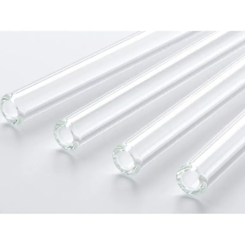 Accessoires Bar*CUISINEADDICT Paille Réutilisable en Verre Fêtes 20cm droite x6 HALM