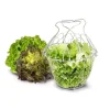 Essoreuse À Salade*La Bonne Graine Panier à Salade Pliant Inox 22,5 cm