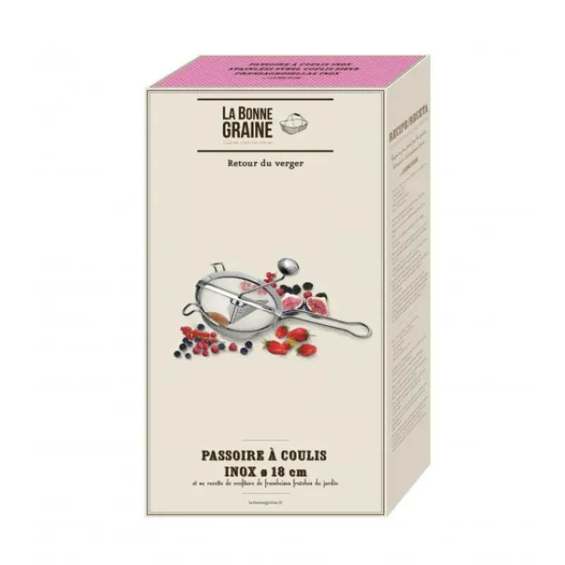 Passoire*La Bonne Graine Passoire à coulis (groseille, cassis) 18cm inox