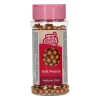 Décoration Comestible*FUNCAKES Perles en Sucre Or au Cœur Tendre 60 g