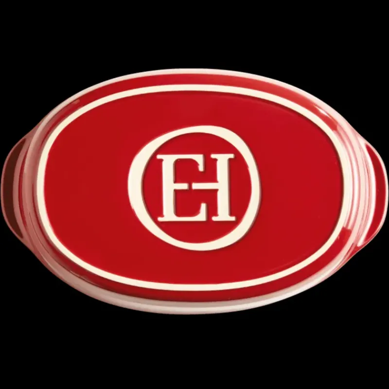 Plat De Cuisson*EMILE HENRY Petit Plat à Four Ovale en Céramique 27,5 x 17,5 cm Grand Cru