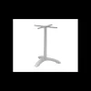 Mobilier Terrasse Restaurant|Mobilier Restaurant*LYROSE Pied de Table Base 3 Branches en Métal Gris Aluminium Athena