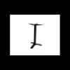 Mobilier Terrasse Restaurant|Mobilier Restaurant*LYROSE Pied de Table Base 3 Branches en Métal Noir Athena