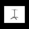 Mobilier Terrasse Restaurant|Mobilier Restaurant*LYROSE Pied de Table Base 4 Branches en Métal Gris Aluminium Athena