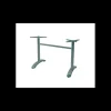 Mobilier Terrasse Restaurant|Mobilier Restaurant*LYROSE Pied de Table Double en Métal Gris Aluminium Athena