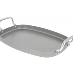 Plancha*DE BUYER Plancha Lisse 38x26 cm 2 anses Mineral B