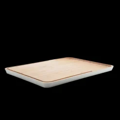 Planches À Découper*PEBBLY Planche à Découper Crème en Bambou 41 x 30 cm