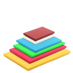 Planches À Découper*COMAS Planche à Découper GN 1/1 Polyéthylène Rouge