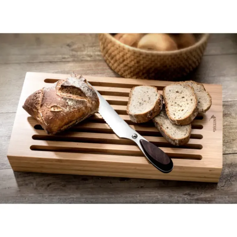 Planches À Découper*DEGLON Planche à Pain Ramasse Miettes 41,2 x 22,8 cm Acacia Déglon