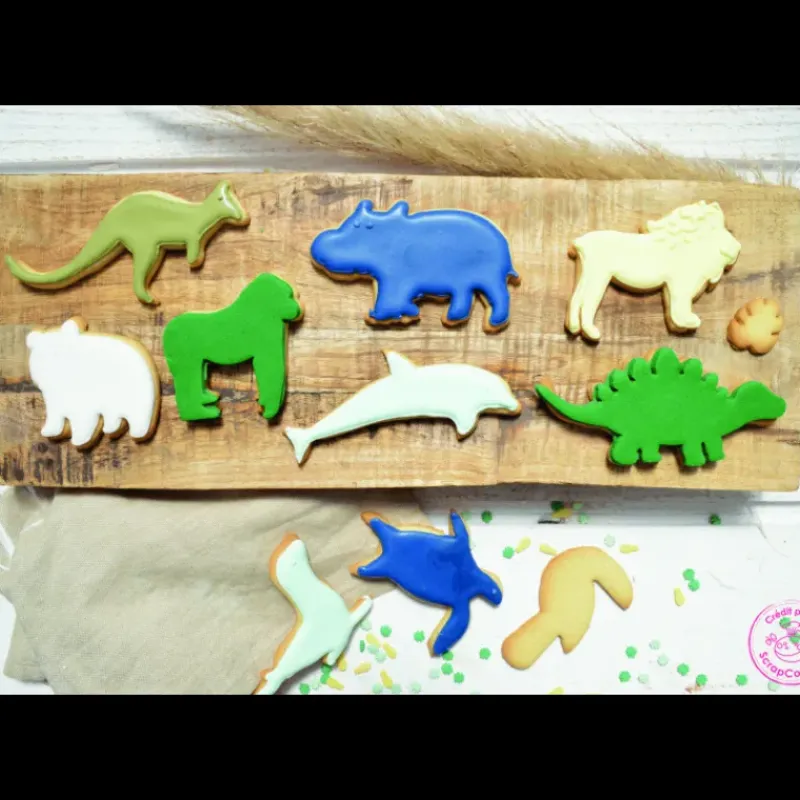 Emporte Pièce - Découpoir Pâtisserie*SCRAPCOOKING Plaque Multi-découpoirs Animaux