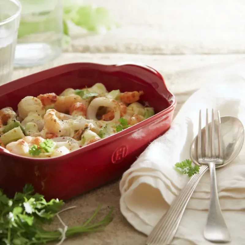 Plat De Cuisson*EMILE HENRY Plat à Four Individuel en Céramique Provence 22 x 14,5 cm