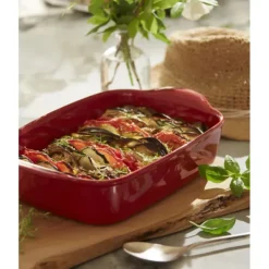 Plat De Cuisson*EMILE HENRY Plat à Four Individuel en Céramique Argile 22 x 14,5 cm