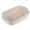 Plat De Cuisson*PEUGEOT Plat à Four Rectangulaire en Céramique Appolia 22 cm Ecru