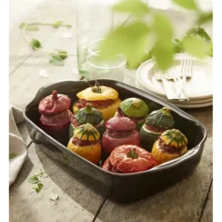 Plat De Cuisson*EMILE HENRY Plat à Four Rectangulaire en Céramique 36 x 22,5 cm Argile