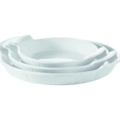 Servir, Présenter|Plat De Cuisson*IN SITU Plat à Oeuf Porcelaine Blanc Ø 18 cm