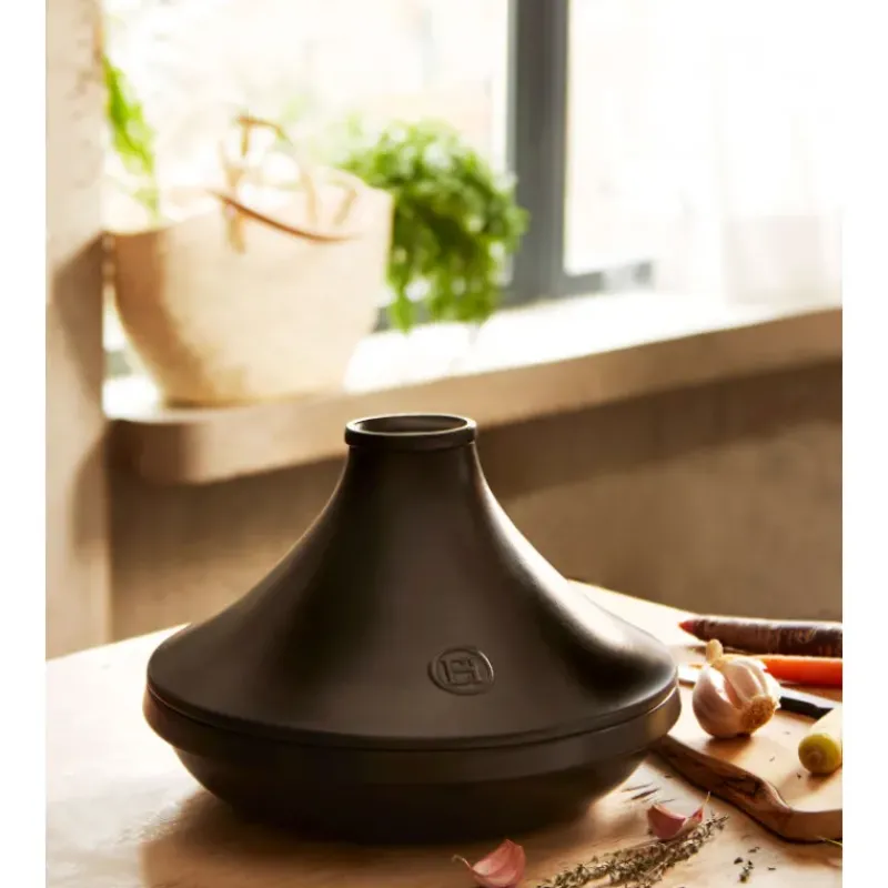 Tajines*EMILE HENRY Plat à Tajine en céramique 33,5 cm Ardoise Delight