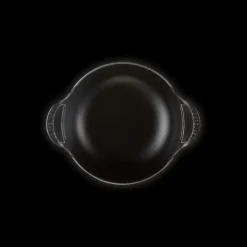 Plat De Cuisson|Woks*LE CREUSET Plat Balti En Fonte Rond 24 cm Meringue