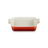 Plat De Cuisson*LE CREUSET Plat Rectangulaire Céramique 26 cm Cerise