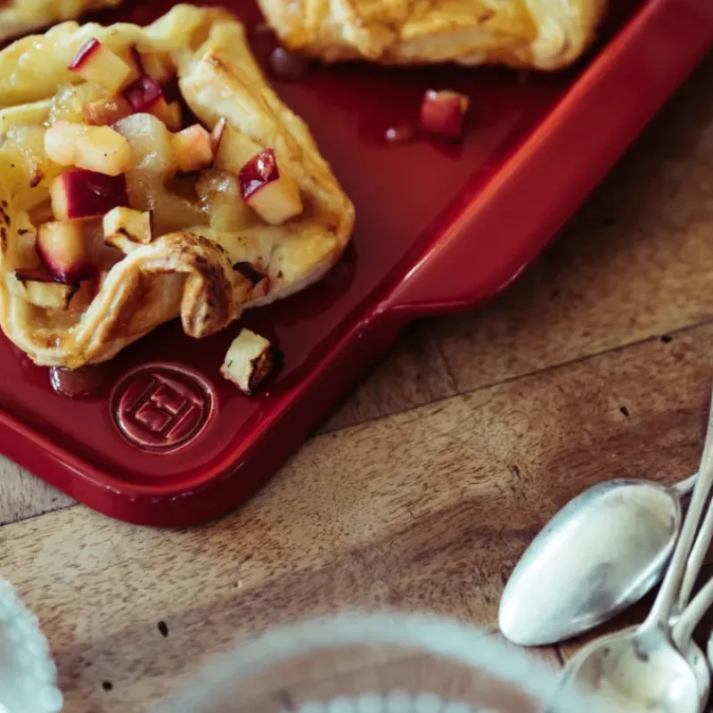 Plaques De Cuisson|Plat De Cuisson*EMILE HENRY Plat Rectangulaire en Céramique 42.5x31.5 cm Fusain