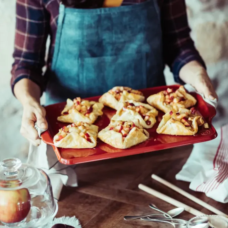 Plaques De Cuisson|Plat De Cuisson*EMILE HENRY Plat Rectangulaire en Céramique 42.5x31.5 cm Fusain