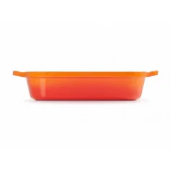 Plat De Cuisson*LE CREUSET Plat Rectangulaire en Fonte 37 cm Volcanique