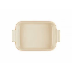 Plat De Cuisson*LE CREUSET Plat Rectangulaire Héritage en Céramique 26 cm Volcanique Tradition