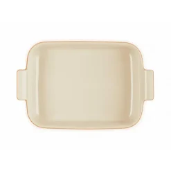 Plat De Cuisson*LE CREUSET Plat Rectangulaire Héritage en Céramique 32 cm Volcanique Tradition