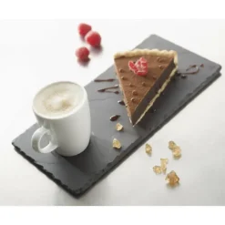 Servir, Présenter*REVOL Plateau Rectangulaire 1 encoche Ardoise 25 x 12 cm Basalt