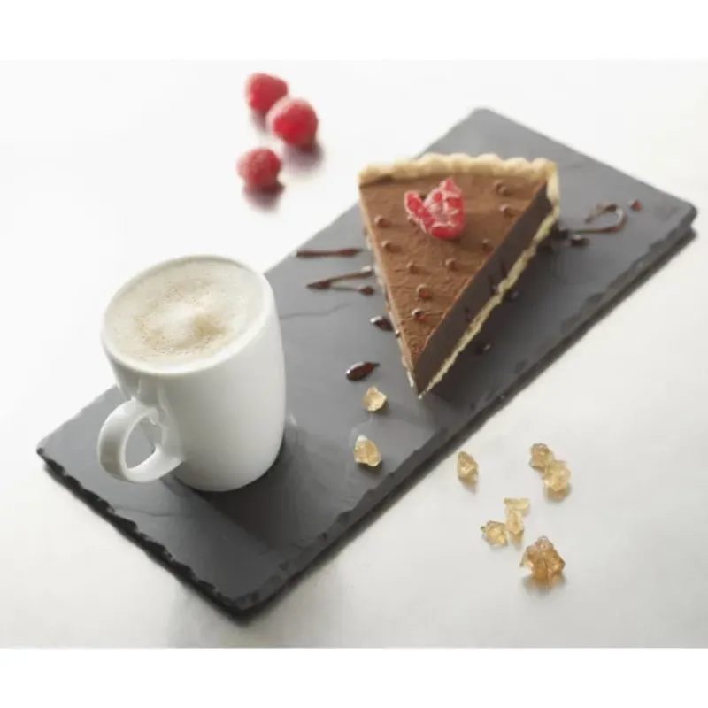 Servir, Présenter*REVOL Plateau Rectangulaire 1 encoche Ardoise 25 x 12 cm Basalt