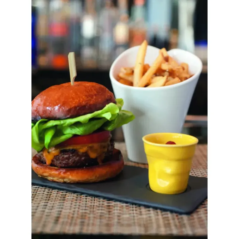 Servir, Présenter*REVOL Plateau Rectangulaire 1 encoche Ardoise 25 x 12 cm Basalt