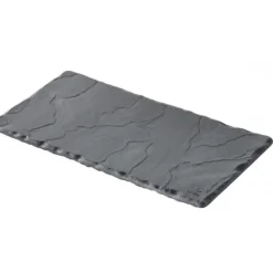Servir, Présenter*REVOL Plateau Rectangulaire Ardoise 20 x 10 cm Basalt