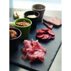 Servir, Présenter|Vaisselle*REVOL Plateau Rectangulaire Ardoise 1/2 GN (32,5 x 27 cm) Basalt