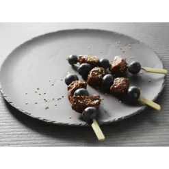 Servir, Présenter|Vaisselle*REVOL Plateau Rond Ardoise Ø 28,5cm Basalt