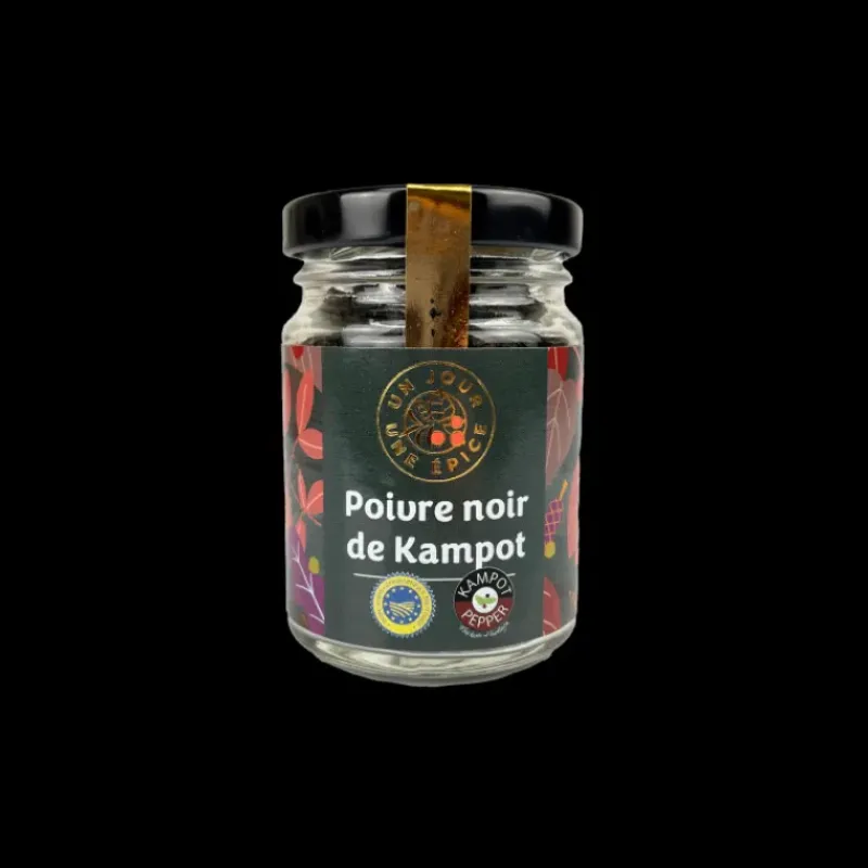 Poivre*UN JOUR UNE EPICE Poivre Noir Kampot IGP 52 g Un Jour Une Épice
