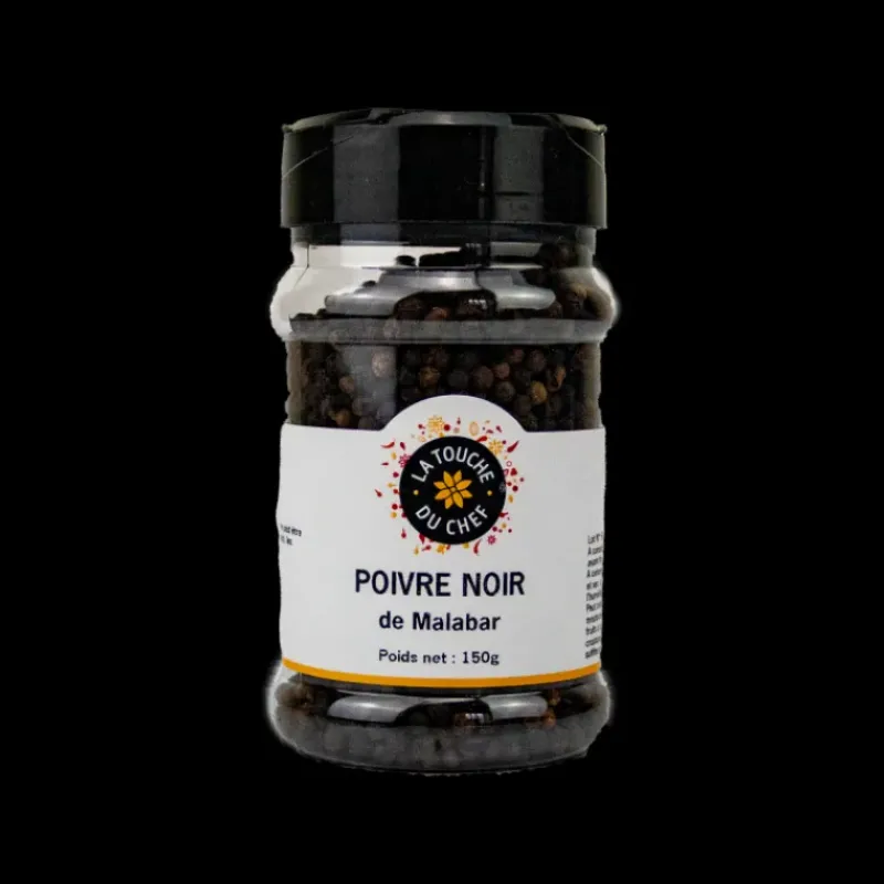 Poivre*LA TOUCHE DU CHEF Poivre Noir Malabar 150g