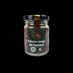 Poivre*UN JOUR UNE EPICE Poivre Rouge Kampot IGP 50 g Un Jour Une Épice