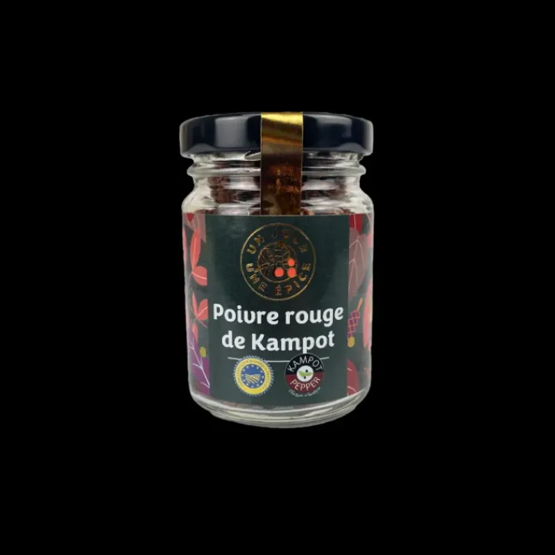 Poivre*UN JOUR UNE EPICE Poivre Rouge Kampot IGP 50 g Un Jour Une Épice