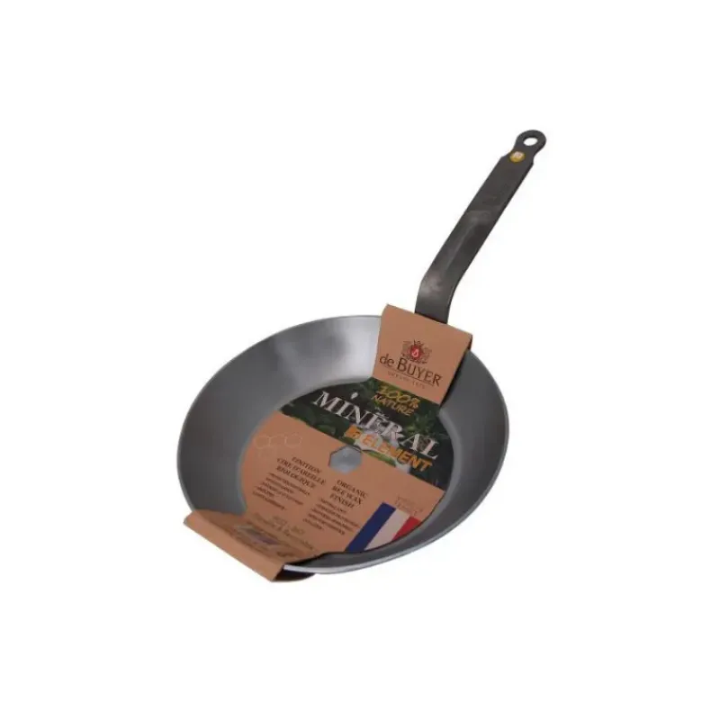 Poêles*DE BUYER Poêle Ø 24 cm Minéral B Element - Poêles en Fer