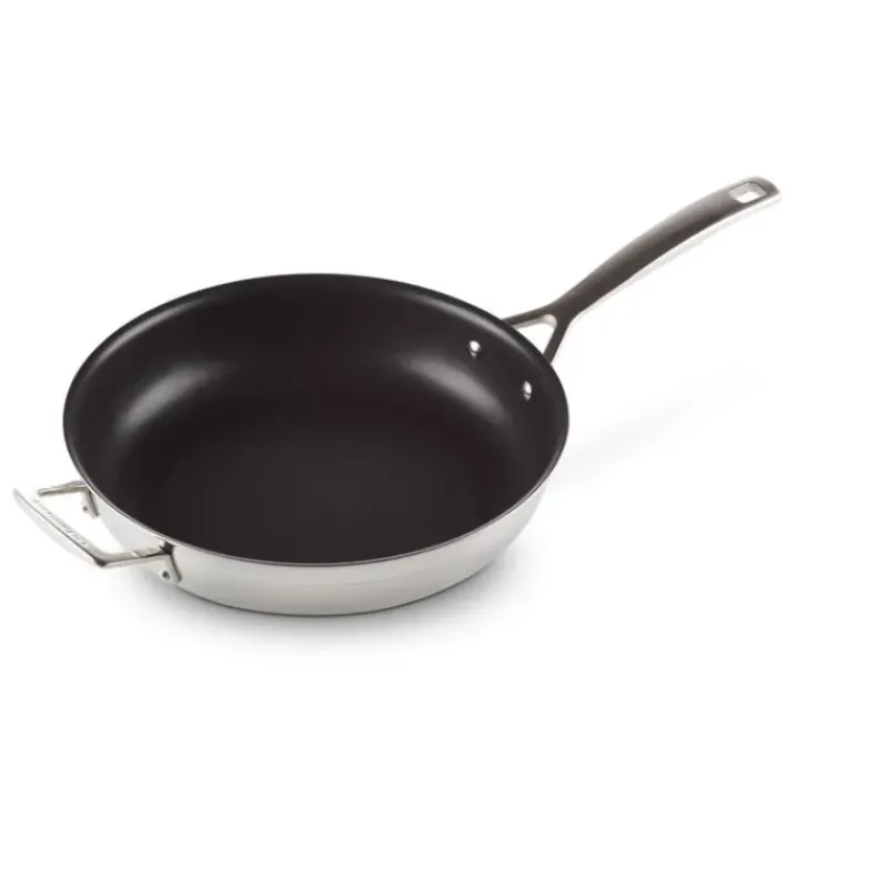 Poêles*LE CREUSET Poêle Profonde Antiadhérente Inox 28 cm