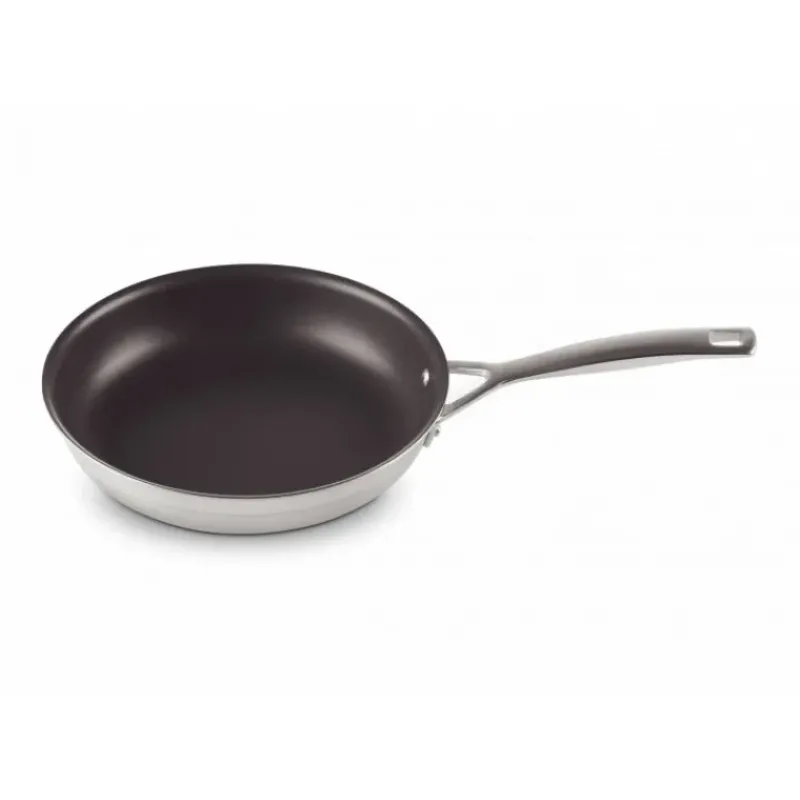 Poêles*LE CREUSET Poêle Profonde en Inox Anti-Adhésif 24 cm