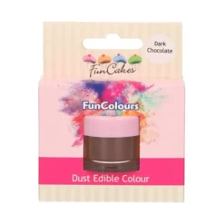 Colorants Alimentaires*FUNCAKES Poudre comestible Chocolat noir 1,5 g