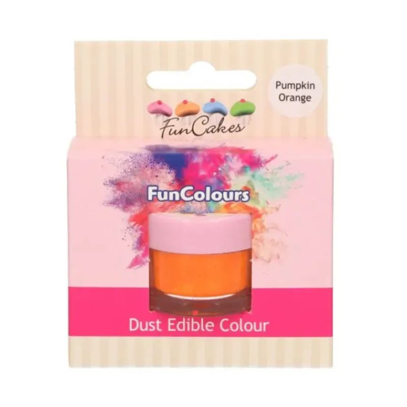 Colorants Alimentaires*FUNCAKES Poudre comestible Orange citrouille 1,5 g