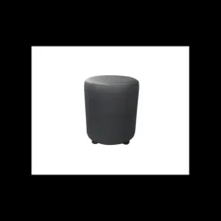 Mobilier Restaurant*2IMAHL Pouf Rond en Simili Cuir Eléphant Lisbonne