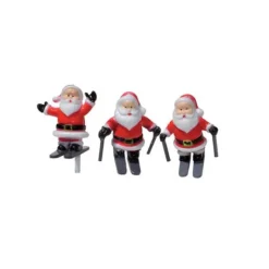 Décoration Gâteau*CUISINEADDICT Père Noël à Ski sur pique x72