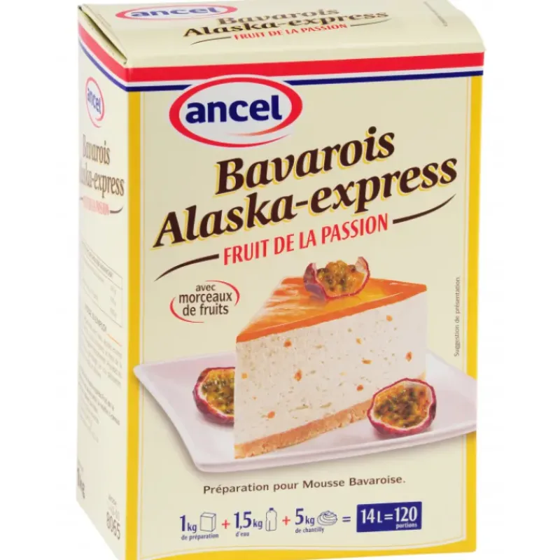 Préparation Pâtisserie*ANCEL Préparation bavarois Alaska-Express Fruits de la passion 1 kg