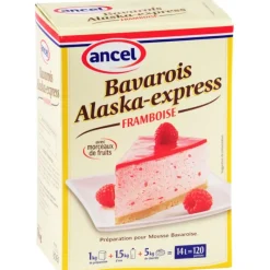 Préparation Pâtisserie*ANCEL Préparation bavarois Alaska-Express Framboise 1 kg