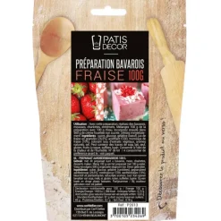 Préparation Pâtisserie*PATISDECOR Préparation Bavarois Gel Fraise 100 g Patisdécor